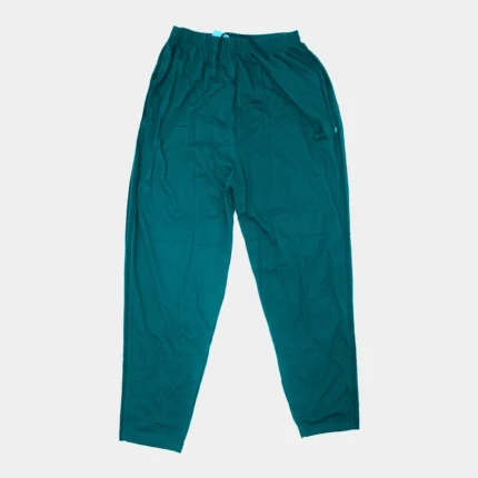 Knitted Stripe Straight Trouser - Peacock Blue