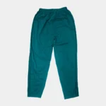 Knitted Stripe Straight Trouser - Peacock Blue - Image 2