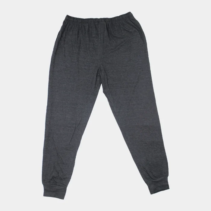 Knitted Joggers Trouser - Charcoal Grey - Image 2