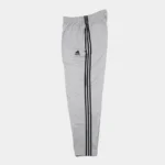 Knitted Stripe Straight Trouser - Grey - Image 3