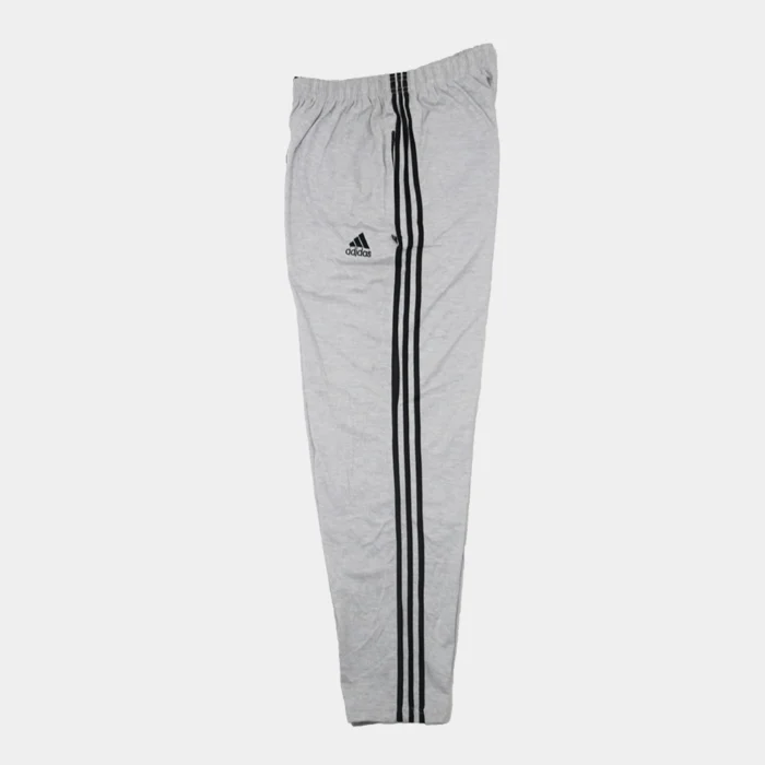 Knitted Stripe Straight Trouser - Grey - Image 3