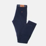Men Chino - Self Texture - Blue - Image 2