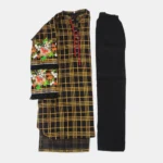 Cotton 2pc Block print - Black - Image 2